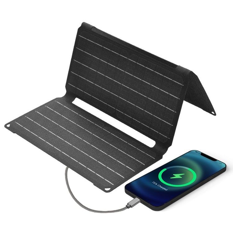 190 * 356 * 30mm Monocrystalline Silicon Solar Panel cho nguồn cung cấp điện cắm trại di động