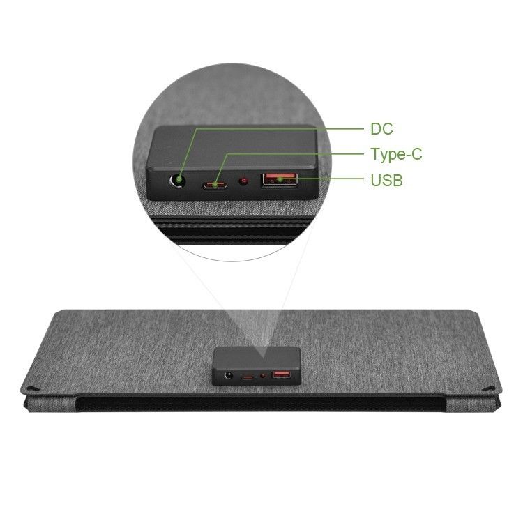 190 * 356 * 30mm Monocrystalline Silicon Solar Panel cho nguồn cung cấp điện cắm trại di động