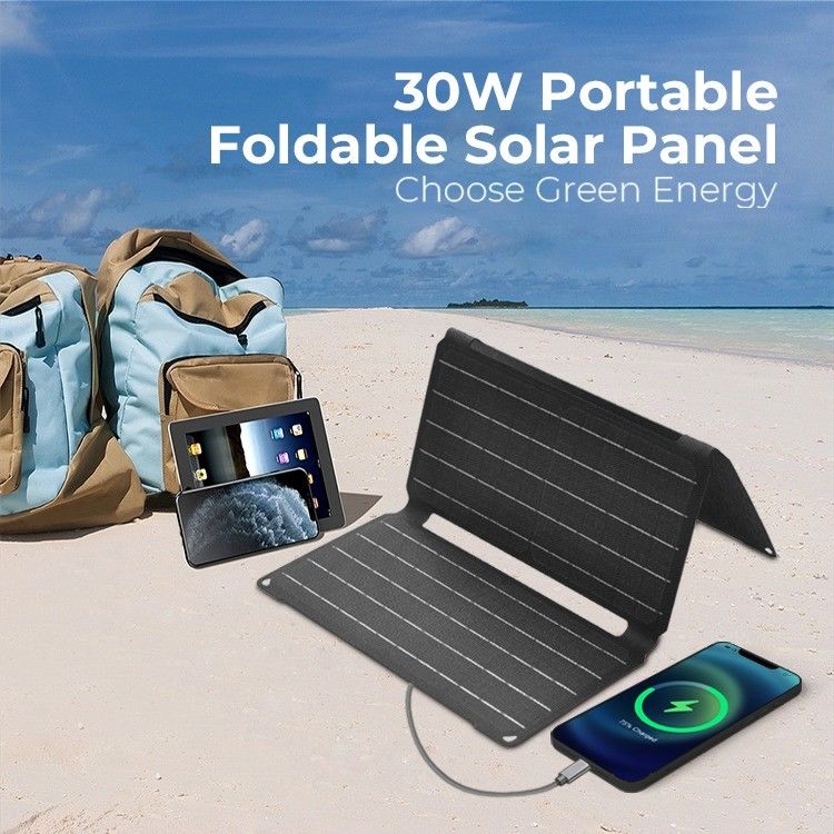 190 * 356 * 30mm Monocrystalline Silicon Solar Panel cho nguồn cung cấp điện cắm trại di động