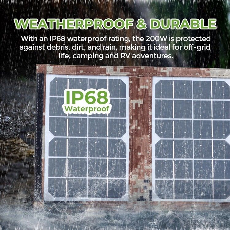 156.75mmx156.75mm Cell Size 6W Solar Panel Động tay và gấp cho cắm trại ngoài trời