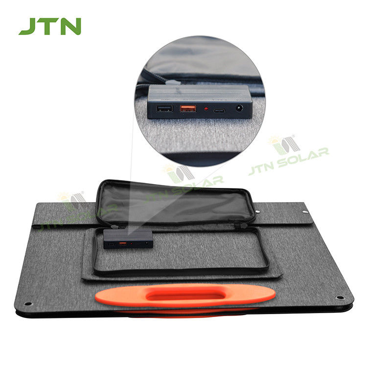 Thùng gấp mặt trời di động đơn 60W tấm pin mặt trời gấp cho các yêu cầu chồng lên nhau