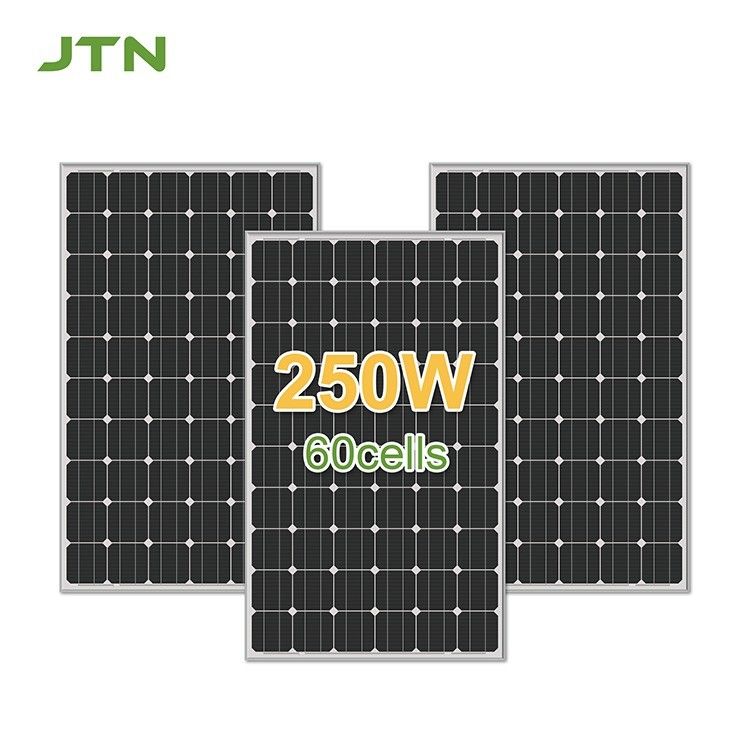 Phân tích điện mặt trời điện áp đơn tinh tế tấm mỏng PV 250 Watt 18V 30V 36V Cho năng lượng RV