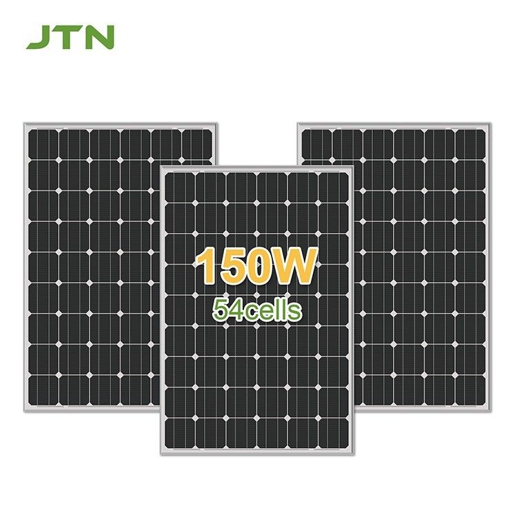 18V 24V Hắc Mono Crystalline pin mặt trời tấm phim mỏng PV 150W 160W 170W 180W