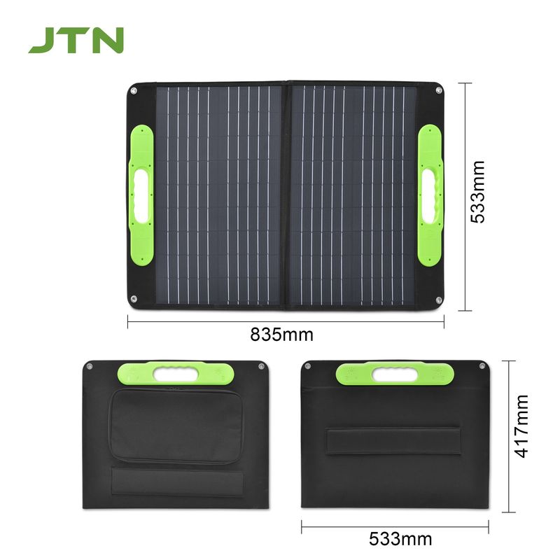 Phân tích năng lượng mặt trời gấp PET USB 3.0 40w 50w 60w 80w 18v Phân tích năng lượng mặt trời gấp di động