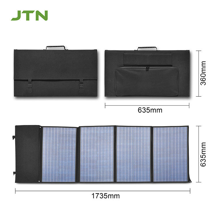 156.75mmx156.75mm Cell Size Foldable Solar Panel với Chứng chỉ CE/FCC/ROHS/PET