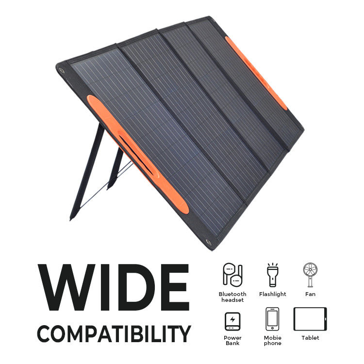 Dải năng lượng mặt trời linh hoạt nhẹ Đơn tinh Silicon Đối với xe chung cư ngoài trời 120w