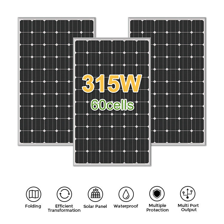 19.8%-22.5% Hiệu quả của tấm pin All Black Pannelli Photovoltaic Mono PV tấm pin mặt trời